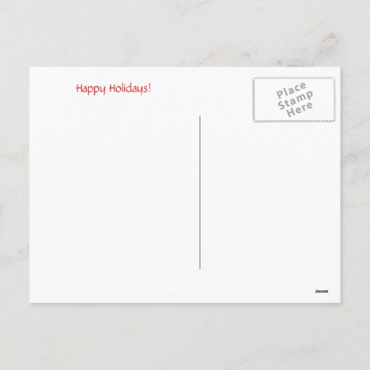 Christmas Blessing Postcard Feestdagenkaart (Achterkant)