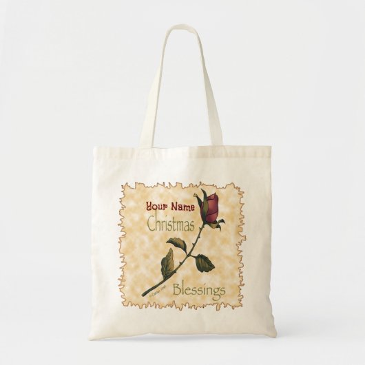 Christmas Blessings aangepaste canvas tassen (Voorkant)