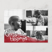 Christmas Blessings Feestdagenkaart (Voorkant)