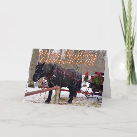 Christmas Blessings of Hope, Joy, Peace and Love  Bedankkaart (Voorkant)