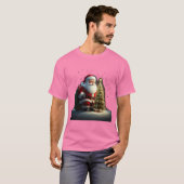 "Christmas Bliss: Feestelijke iconen Mode Design" T-shirt (Voorkant volledig)