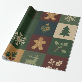 Christmas Block Christmas Wrap Cadeaupapier