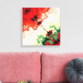 Christmas Bloom Frequencies Premium Wrapped Canvas Afdruk (Insitu (Woonkamer))