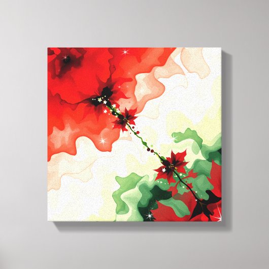 Christmas Bloom Frequencies Premium Wrapped Canvas Afdruk (Voorkant)
