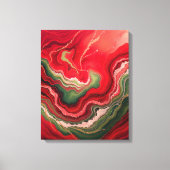 Christmas Bloom Frequencies Sacred Energy Wrapped Canvas Afdruk (Voorkant)