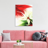 Christmas Bloom Frequency Sacred Poinsettia Canvas Afdruk (Insitu (Woonkamer))