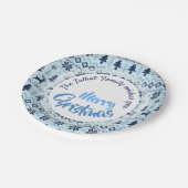 CHRISTMAS Blue Deer model aangepast P Bord (Gekanteld)