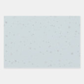 Christmas Blue Fox Snow Inpakpapier Vel (Voorkant 2)