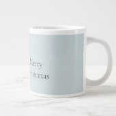 Christmas Blue Green Deer Grote Koffiekop (Rechts)