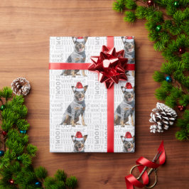 Christmas Blue Heeler voor Hondenliefhebber Holida Cadeaupapier