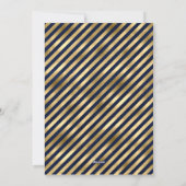 Christmas Blue Tree Business Logo Feestdagenkaart (Achterkant)