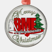 CHRISTMAS BME BIOMEDISCHE ENGINEER METALEN ORNAMENT (Voorkant)