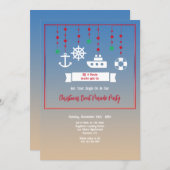 Christmas Boat Mobile Kaart (Voorkant / Achterkant)