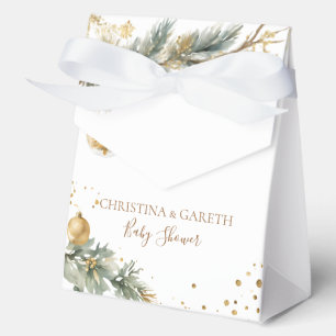Christmas Boho Merry Little Baby shower Bedankdoosjes
