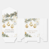 Christmas Boho Merry Little Baby shower Bedankdoosjes (Ongevouwen)