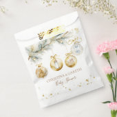 Christmas Boho Merry Little Baby shower Bedankzakje (Gezegeld)