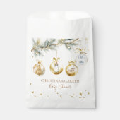 Christmas Boho Merry Little Baby shower Bedankzakje (Voorkant)