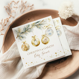 Christmas Boho Merry Little Baby shower Servet