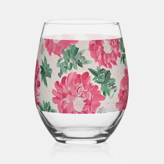 Christmas Bonanza Floral Wijnglas Zonder Voet