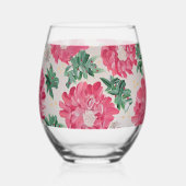 Christmas Bonanza Floral Wijnglas Zonder Voet (Achterkant)