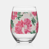 Christmas Bonanza Floral Wijnglas Zonder Voet (Links)