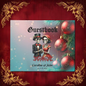 Christmas Bone Romance, A festive skeleton couple. Gastenboek