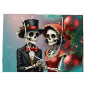 Christmas Bone Romance, A festive skeleton couple. Groot Cadeauzakje (Achterkant)