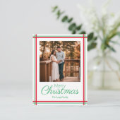 Christmas Border Vakantie Kaart (Staand voorkant)