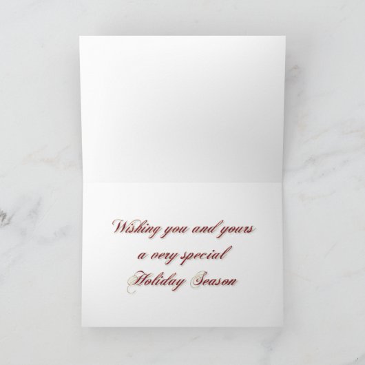 Christmas Boston Terrier Wenskaart Feestdagen Kaart (Binnen)