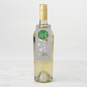 Christmas Bottle Hanger Label (Op fles)