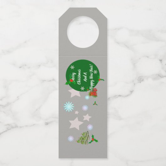 Christmas Bottle Hanger Label (Achterkant)