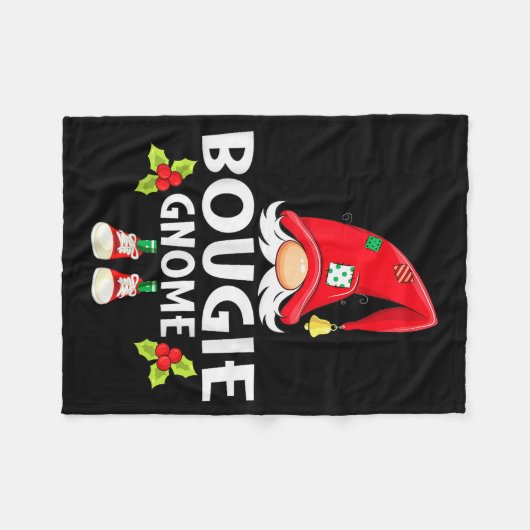 Christmas Bougie Gnome X-mas Family Matching  Fleece Deken (Voorkant (Horizontaal))