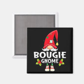 Christmas Bougie Gnome X-mas Family Matching Magneet (Voorkant / Achterkant)