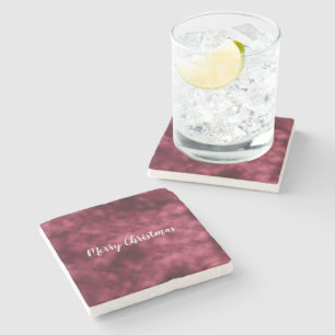 Christmas Bourgogne Red Stenen Onderzetter