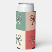 christmas bow conquette seltzer blikjeskoeler (Seltzer Achterkant)