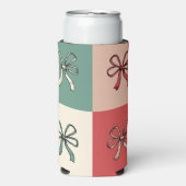 christmas bow conquette seltzer blikjeskoeler (Seltzer Voorkant)