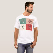 christmas bow conquette t-shirt (Voorkant volledig)