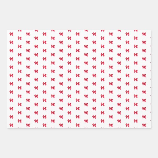 Christmas Bow Coquette Inpakpapier Vel (Voorkant)