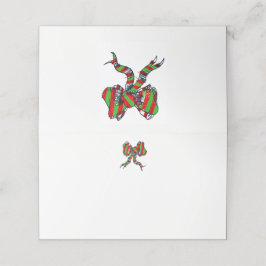 Christmas Bow Place Card Plaatskaartje