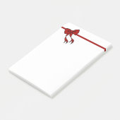 Christmas Bow Post It Notes Gift (Schuin)