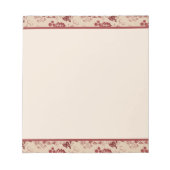 Christmas Bows Candy Canes and Leaves Notitieblok (Voorkant)