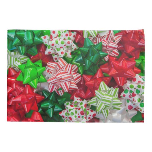 Christmas Bows Kussensloop (Achterkant)