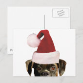 Christmas boxer briefkaart (Voorkant / Achterkant)