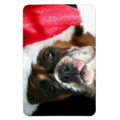 Christmas Boxer hond Magneet (Verticaal)