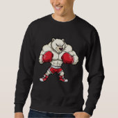 Christmas Boxing Bear – Holiday Fighter Tee Trui (Voorkant)
