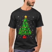 Christmas Boxing Srts Lover Xmas Tree Lights Paj  T-shirt (Voorkant)