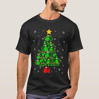 Christmas Boxing Srts Lover Xmas Tree Lights Paj T-shirt