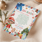 Christmas Boy Brief van Elf Letter Kaart