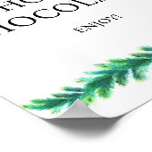 Christmas Branch Hot Chocolate Baby shower Poster (Hoek)