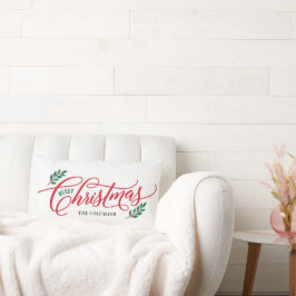 Christmas Branches Holiday Custom Sierkussen Kussen